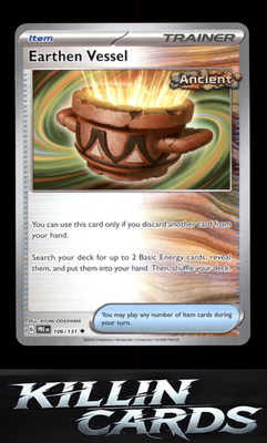 Earthen Vessel 106/131 Pokemon Uncommon SV: Prismatic Evolutions Card NM