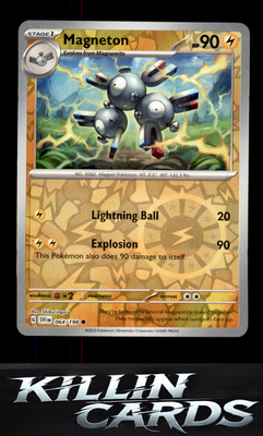 Reverse Holofoil Magneton 064/198 Pokemon Common SV01: Scarlet & Violet Base Set