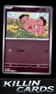 Reverse Holofoil Snubbull 037/094 Pokemon Common ME02: Phantasmal Flames Card NM