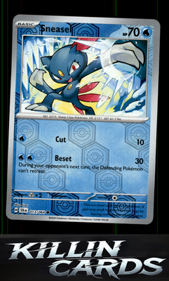 Reverse Holofoil Sneasel 013/064 Pokemon Common SV: Shrouded Fable Card NM