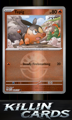 Reverse Holofoil Tepig (Friend Ball) 029/217 Pokemon Common ME: Ascended Heroes