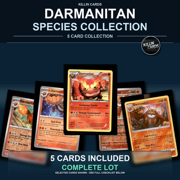 Pokemon TCG Darmanitan Species Collection 5 Different Cards