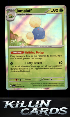 Jumpluff 003/193 Pokemon Rare SV02: Paldea Evolved Card NM