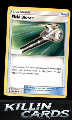 Field Blower 125/145 Pokemon Uncommon SM - Guardians Rising Card NM