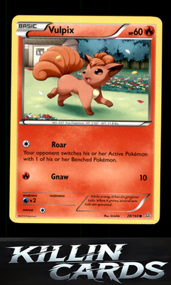 Vulpix 20/160 Pokemon Common XY - Primal Clash Card NM