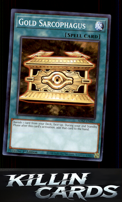 1st Edition Gold Sarcophagus SDAZ-EN027 YuGiOh Common Structure Deck: Albaz Stri