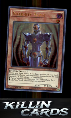 1st Edition Infernity Pawn GFP2-EN018 YuGiOh Ultra Rare Ghosts From the Past: Th