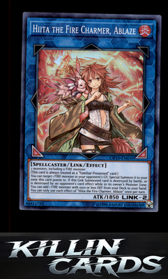 Hiita the Fire Charmer, Ablaze OP10-EN010 YuGiOh Super Rare OTS Tournament Pack