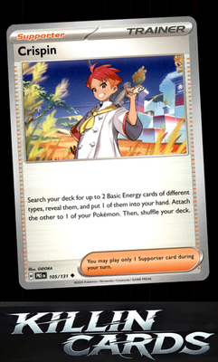 Crispin - 105/131 (Poke Ball Pattern) 105/131 Pokemon Uncommon SV: Prismatic Evo