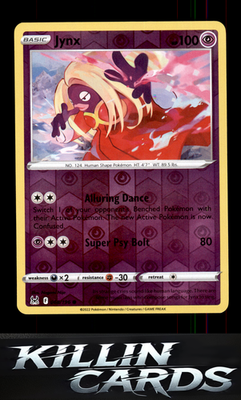 Reverse Holofoil Jynx 068/196 Pokemon Common SWSH11: Lost Origin Card NM