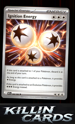 Ignition Energy 086/086 Pokemon Uncommon SV: White Flare Card NM