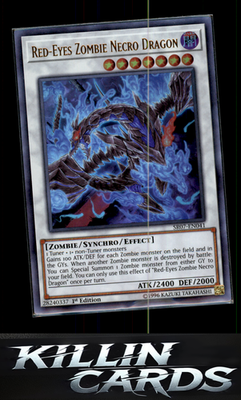 1st Edition Red-Eyes Zombie Necro Dragon SR07-EN041 YuGiOh Ultra Rare Structure
