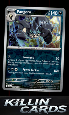 Reverse Holofoil Pangoro 099/159 Pokemon Uncommon SV09: Journey Together Card NM