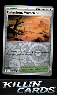 Reverse Holofoil Calamitous Wasteland 175/193 Pokemon Uncommon SV02: Paldea Evol