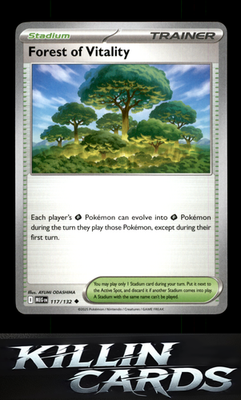 Forest of Vitality 117/132 Pokemon Uncommon ME01: Mega Evolution Card NM
