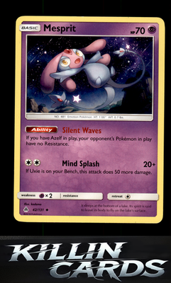Mesprit 42/131 Pokemon Uncommon SM - Forbidden Light Card LP