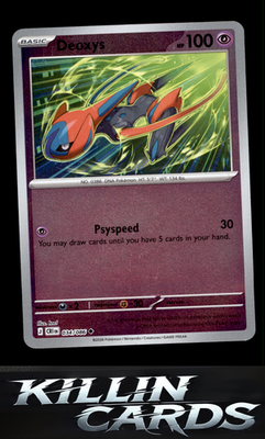 Reverse Holofoil Deoxys - 034/086 034/086 Pokemon Uncommon ME04: Chaos Rising Ca