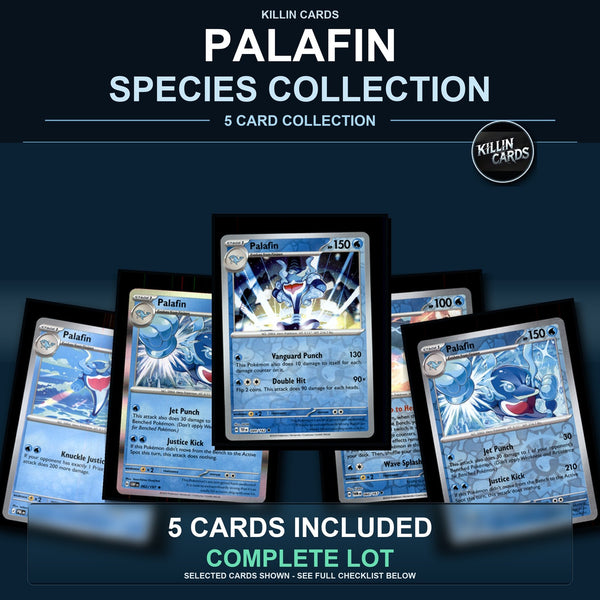 Pokemon TCG Palafin Species Collection 5 Different Cards