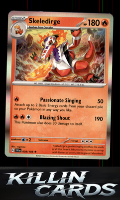 Skeledirge 038/198 Pokemon Rare SV01: Scarlet & Violet Base Set Card NM