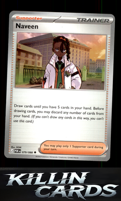 Naveen - 079/088 079/088 Pokemon Uncommon ME03: Perfect Order Card NM