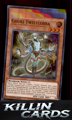 1st Edition Gouki Twistcobra COTD-EN009 YuGiOh Super Rare Code of the Duelist Ca
