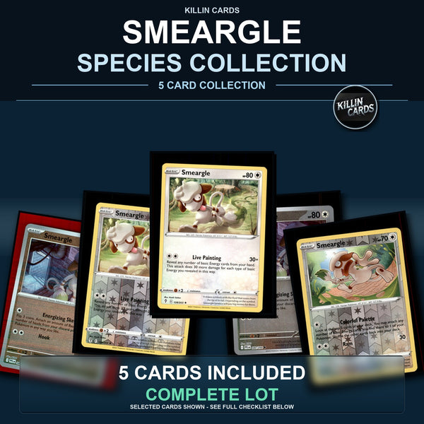 Pokemon TCG Smeargle Species Collection 5 Different Cards