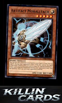 Artifact Moralltach OP08-EN016 YuGiOh Common OTS Tournament Pack 8 Card NM