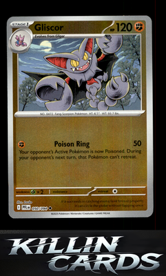 Reverse Holofoil Gliscor 050/094 Pokemon Uncommon ME02: Phantasmal Flames Card N