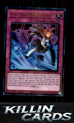 1st Edition Time Thief Power Reserve MP23-EN282 YuGiOh Ultra Rare 25th Anniversa