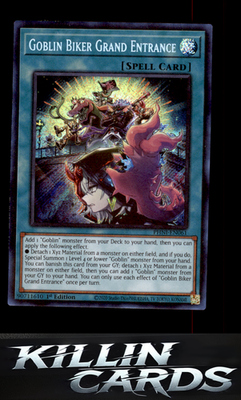 1st Edition Goblin Biker Grand Entrance PHNI-EN061 YuGiOh Secret Rare Phantom Ni