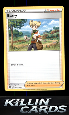 Barry 130/172 Pokemon Uncommon SWSH09: Brilliant Stars Card NM