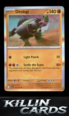 Okidogi 122/217 Pokemon Rare ME: Ascended Heroes Card NM