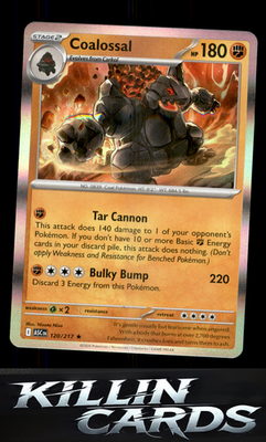 Coalossal 120/217 Pokemon Rare ME: Ascended Heroes Card NM