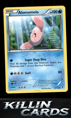 Alomomola 22/119 Pokemon Common XY - Phantom Forces Card LP