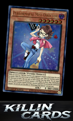1st Edition Performapal Miss Director GFP2-EN035 YuGiOh Ultra Rare Ghosts From t