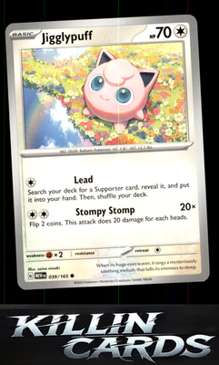 Jigglypuff 039/165 Pokemon Common SV: Scarlet & Violet 151 Card NM