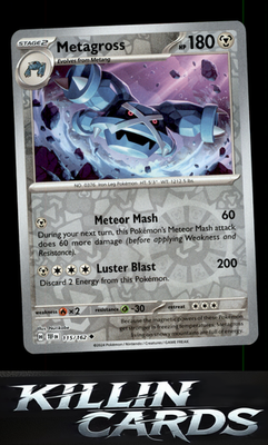Reverse Holofoil Metagross - 115/162 115/162 Pokemon Uncommon SV05: Temporal For
