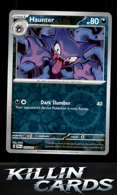 Reverse Holofoil Haunter 056/091 Pokemon Common SV: Paldean Fates Card NM