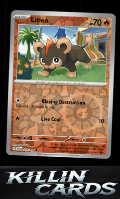 Reverse Holofoil Litleo 031/193 Pokemon Common SV02: Paldea Evolved Card NM