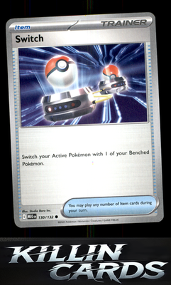 Switch 130/132 Pokemon Common ME01: Mega Evolution Card NM