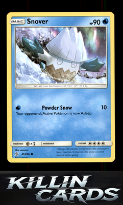 Snover 41/236 Pokemon Common SM - Unified Minds Card NM