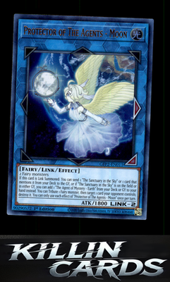 1st Edition Protector of The Agents - Moon GFP2-EN011 YuGiOh Ultra Rare Ghosts F