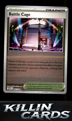 Reverse Holofoil Battle Cage - 085/094 085/094 Pokemon Uncommon ME02: Phantasmal