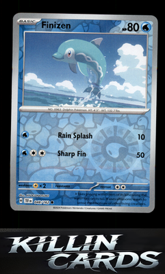 Reverse Holofoil Finizen 048/162 Pokemon Common SV05: Temporal Forces Card NM