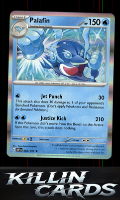Palafin 062/197 Pokemon Rare SV03: Obsidian Flames Card NM