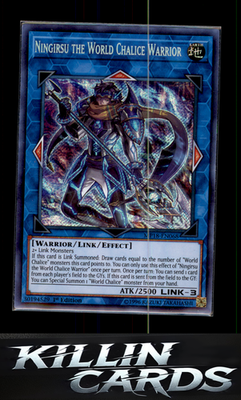 1st Edition Ningirsu the World Chalice Warrior MP18-EN068 YuGiOh Secret Rare 201