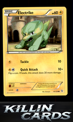 Electrike (41) 41/124 Pokemon Common Dragons Exalted Card LP