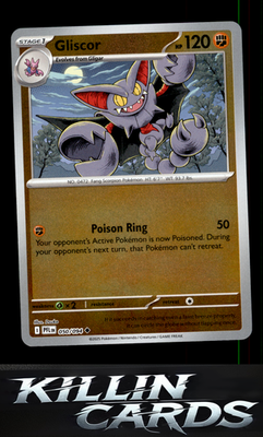 Reverse Holofoil Gliscor 050/094 Pokemon Uncommon ME02: Phantasmal Flames Card N