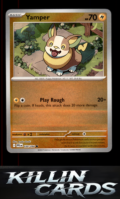 Reverse Holofoil Yamper - 030/094 030/094 Pokemon Common ME02: Phantasmal Flames