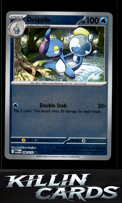 Reverse Holofoil Drizzile 040/132 Pokemon Common ME01: Mega Evolution Card NM